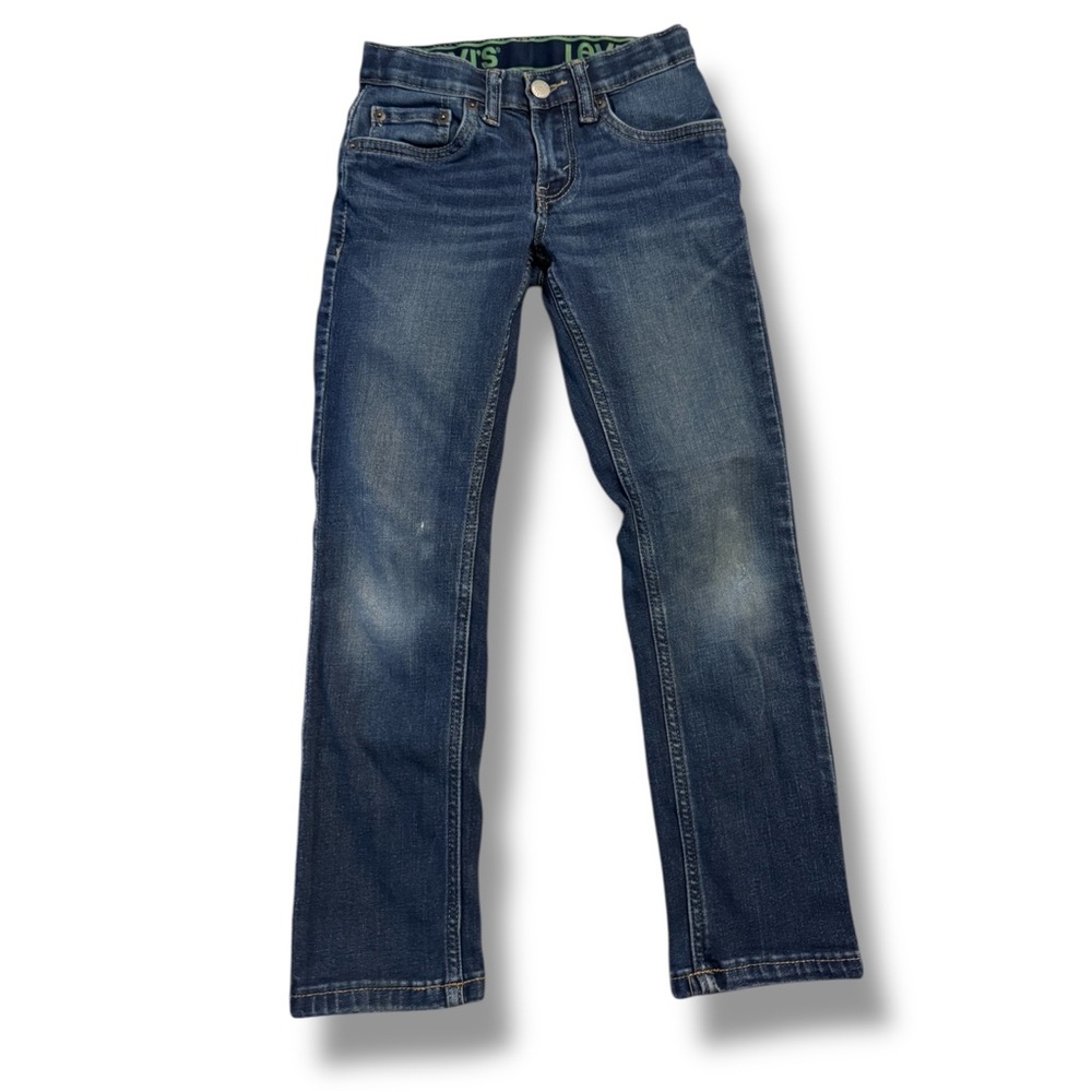 Boys Levi's Dark Blue Straight-Leg Jeans